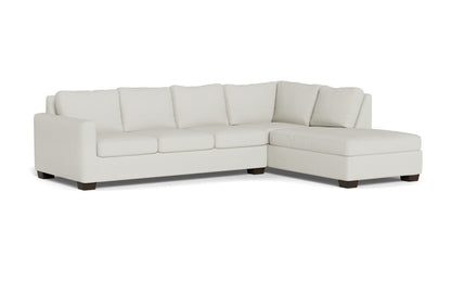 Track 121" Right Chaise Sleeper Sectional - Villa Ivory