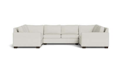 Track 141" Corner Sofa U Sectional - Villa Ivory