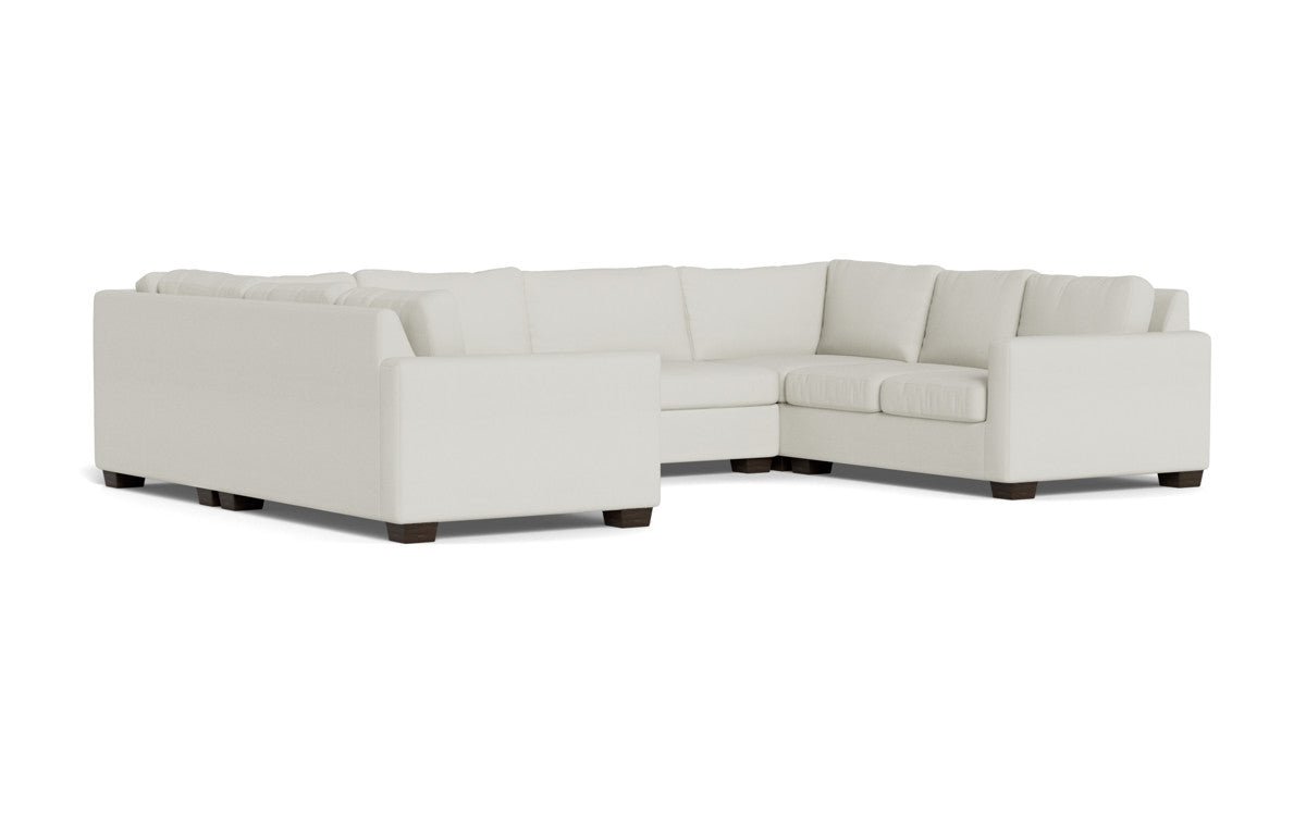 Track 141" Corner Sofa U Sectional - Villa Ivory