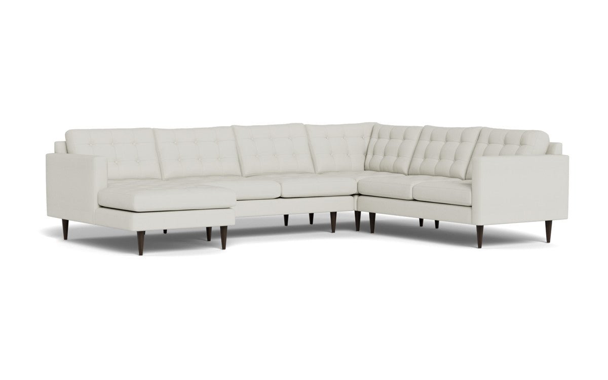 Wallace 130" Corner Sectionals w. Left Chaise - Villa Ivory
