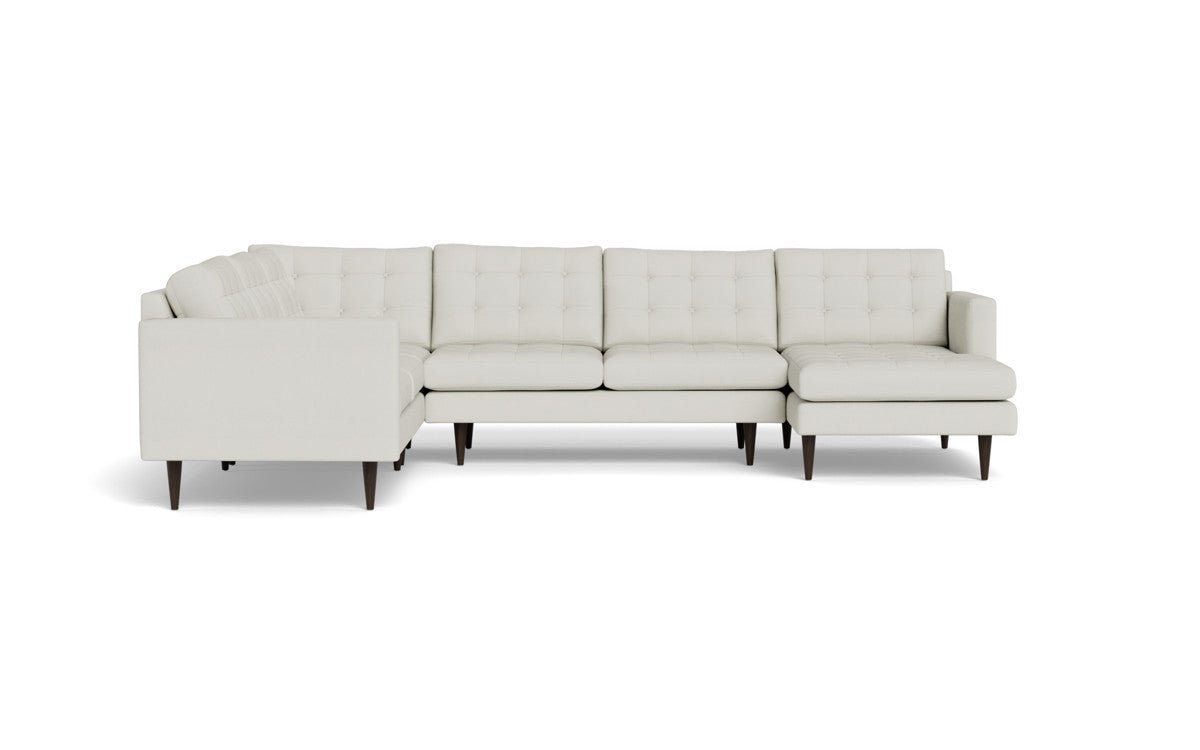 Wallace 130" Corner Sectionals w. Right Chaise - Villa Ivory