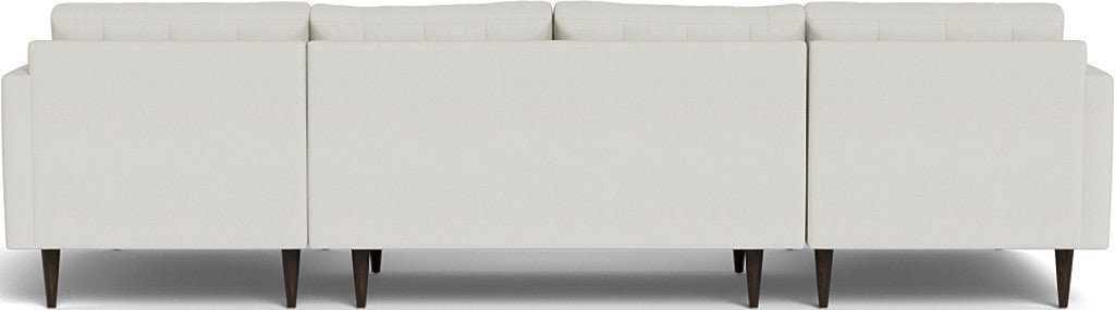Wallace 126" Double Chaise U Sectional - Villa Ivory
