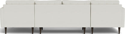 Wallace 126" Double Chaise U Sectional - Villa Ivory