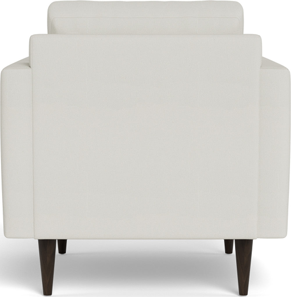 Wallace 34" Untufted Arm Chair - Villa Ivory