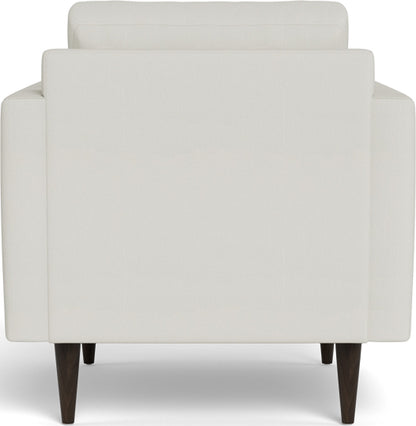 Wallace 34" Untufted Arm Chair - Villa Ivory