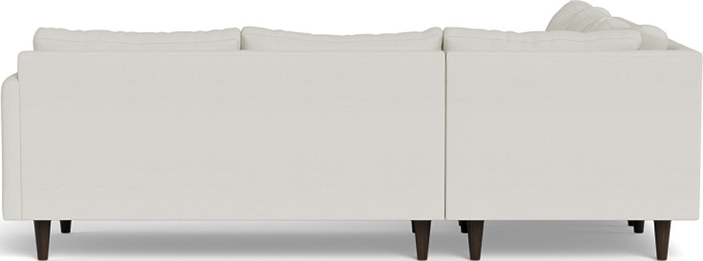 Wallace 102" Untufted Corner Sectional - Villa Ivory