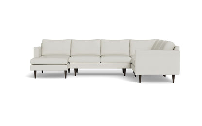 Wallace 130" Untufted Corner Sectionals w. Left Chaise - Villa Dove