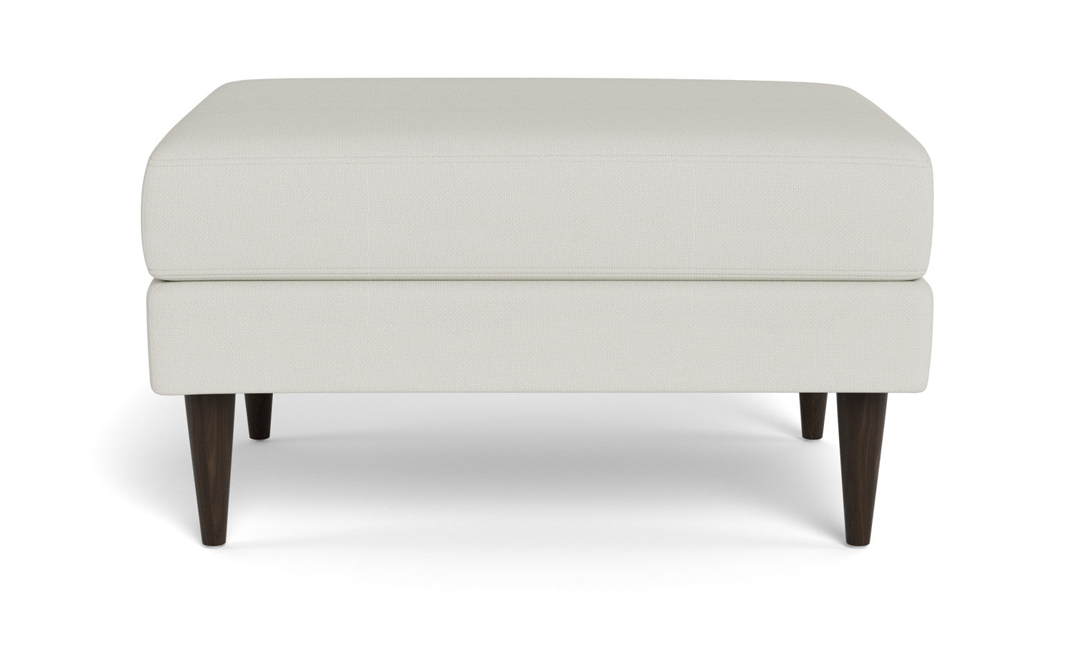 Wallace Untufted Ottoman - Villa Ivory