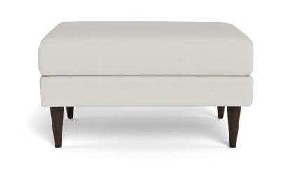Wallace Untufted Ottoman - Villa Ivory