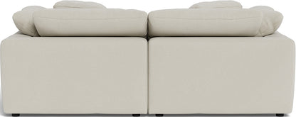 Fluffy 89" 2 Piece Sofa w/Otto - Villa Oyster