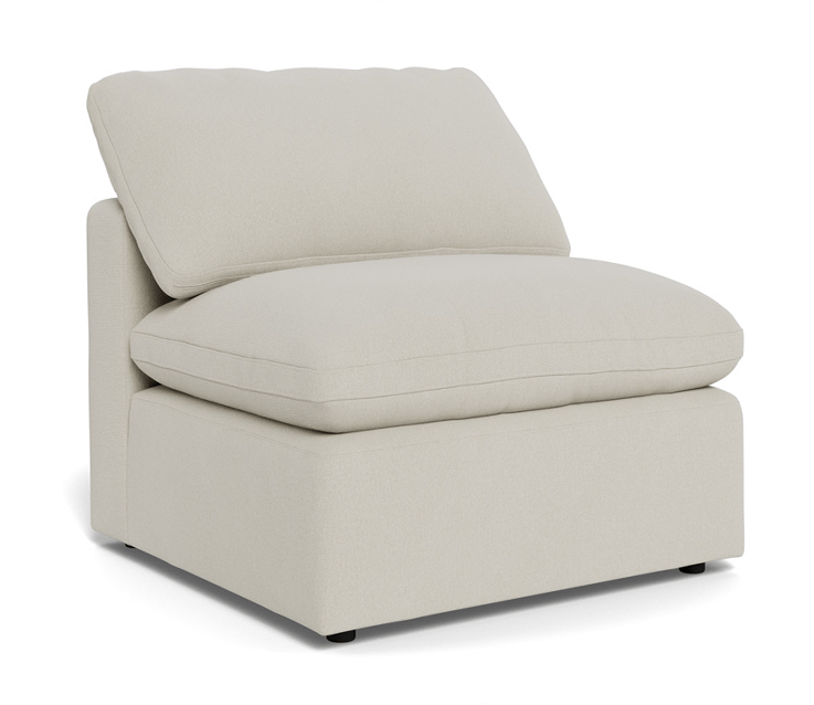 Fluffy Small Armless Chair - Villa Oyster