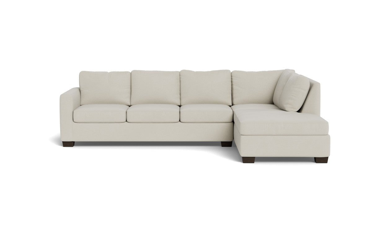 Track 121" Right Chaise Sleeper Sectional - Villa Oyster