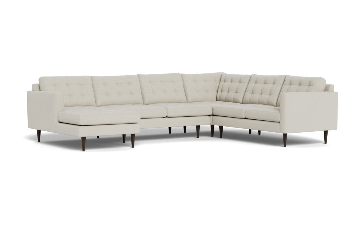 Wallace 130" Corner Sectionals w. Left Chaise - Villa Oyster