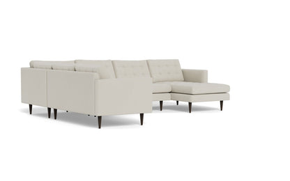 Wallace 130" Corner Sectionals w. Right Chaise - Villa Oyster