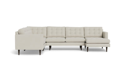 Wallace 130" Corner Sectionals w. Right Chaise - Villa Oyster