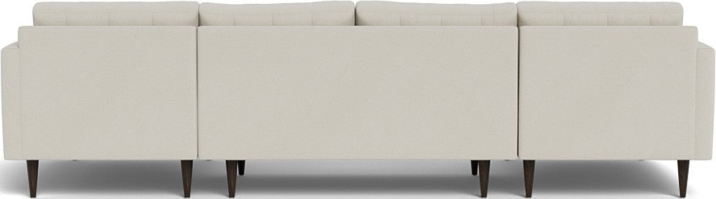 Wallace 126" Double Chaise U Sectional - Villa Oyster