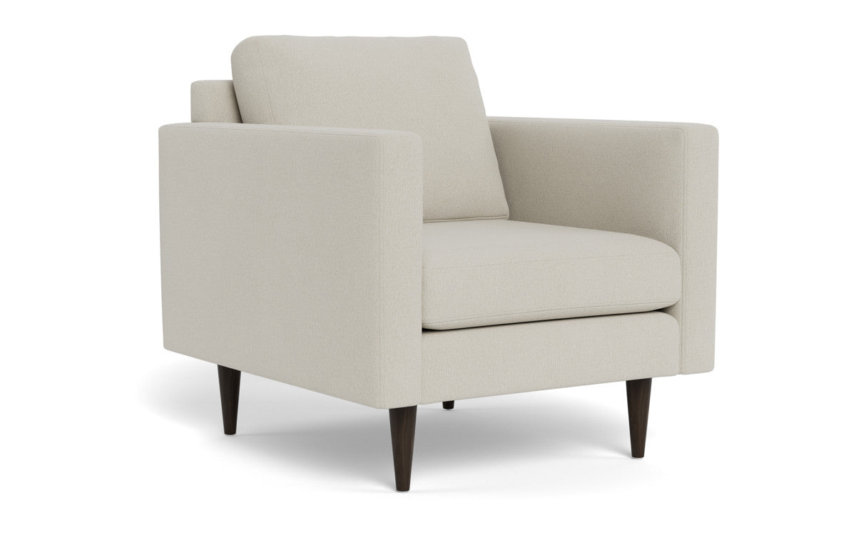 Wallace 34" Untufted Arm Chair - Villa Oyster