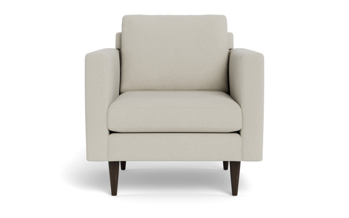 Wallace 34" Untufted Arm Chair - Villa Ivory
