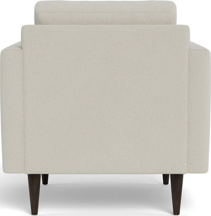 Wallace 34" Untufted Arm Chair - Villa Ivory