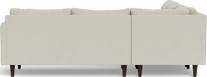 Wallace 102" Untufted Corner Sectional - Villa Oyster