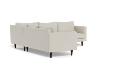 Wallace 102" Untufted Corner Sectional - Villa Oyster