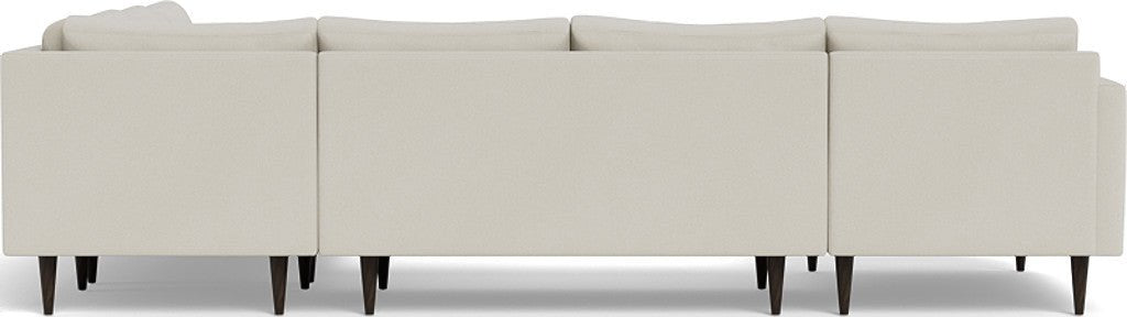 Wallace 130" Untufted Corner Sectionals w. Left Chaise - Villa Oyster