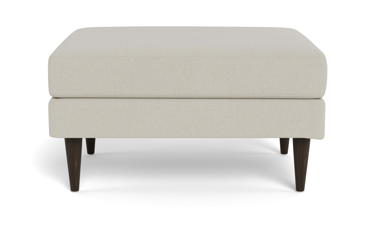 Wallace Untufted Ottoman - Villa Ivory