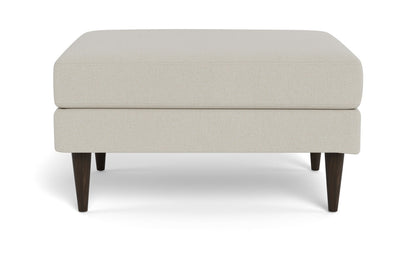 Wallace Untufted Ottoman - Villa Ivory
