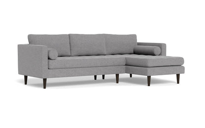 Ladybird 102" Right Chaise Sectional - Villa Platinum