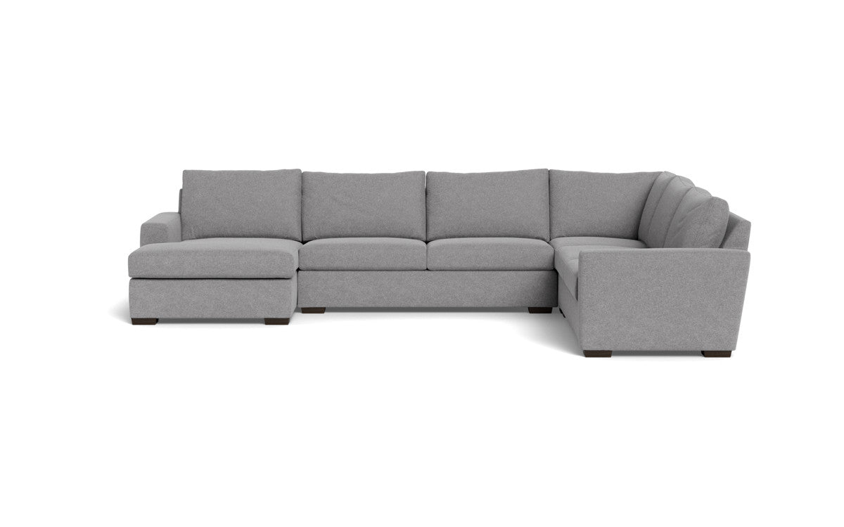 Mesa 156" Corner Sectionals w. Left Chaise - Villa Platinum