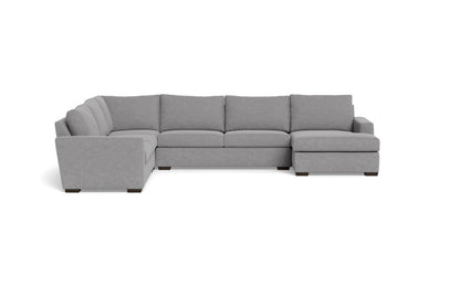 Mesa 156" Corner Sectionals w. Right Chaise - Villa Platinum