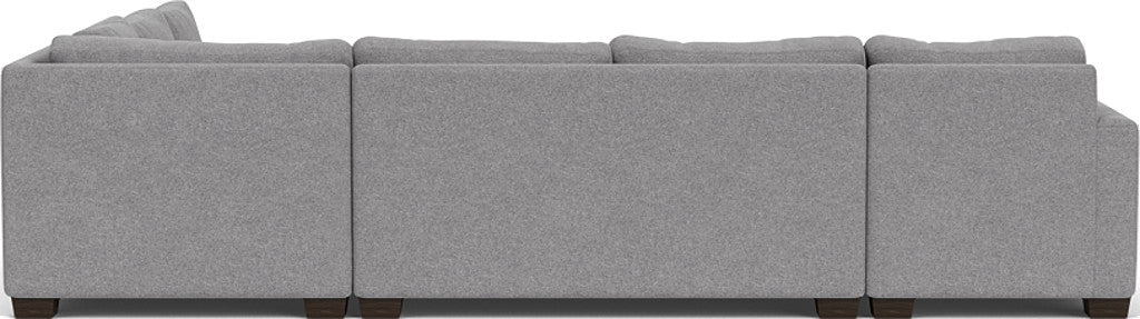 Track 141" Corner Sectionals w. Left Chaise - Villa Platinum