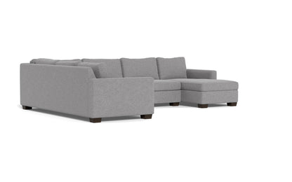 Track 141" Corner Sectionals w. Right Chaise - Villa Platinum