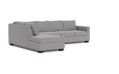 Track 121" Left Chaise Sleeper Sectional - Villa Platinum