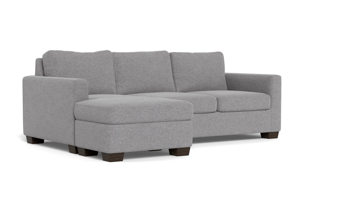 Track 87" Reversible Sofa Chaise - Villa Platinum