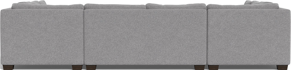 Track 141" Corner Sofa U Sectional - Villa Platinum