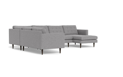 Wallace 130" Corner Sectionals w. Right Chaise - Villa Platinum