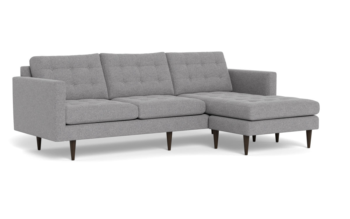 Wallace 98" Reversible Chaise Sofa - Villa Platinum