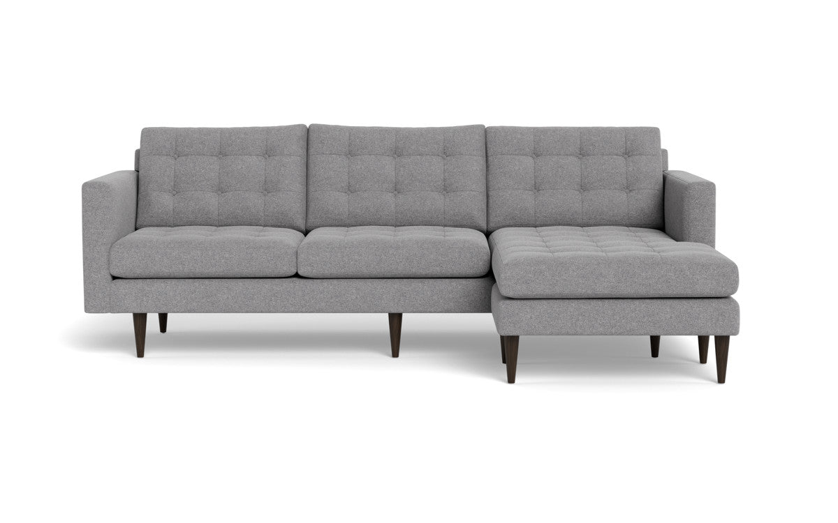 Wallace 98" Reversible Chaise Sofa - Villa Platinum