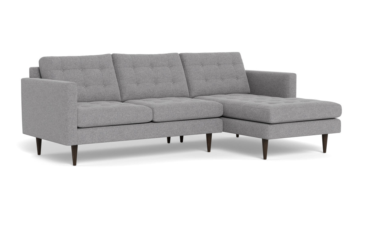Wallace 98" Right Chaise Sectional - Villa Platinum