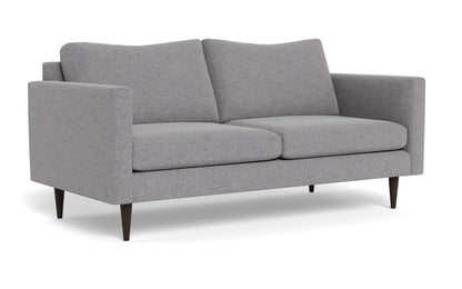 Wallace 74" Untufted Apartment Sofa - Villa Platinum