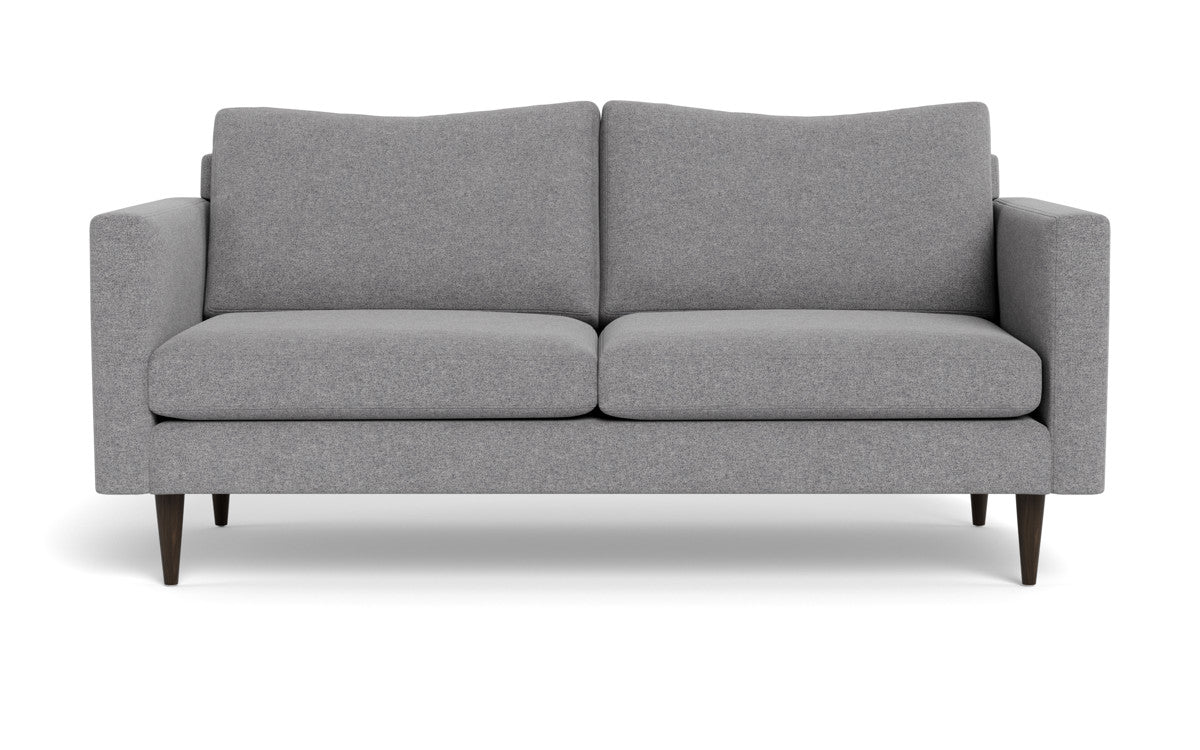 Wallace 74" Untufted Apartment Sofa - Villa Platinum