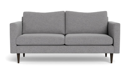 Wallace 74" Untufted Apartment Sofa - Villa Platinum
