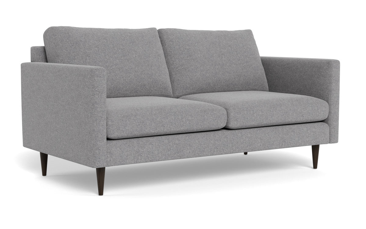 Wallace 69" Untufted Loveseat - Villa Platinum