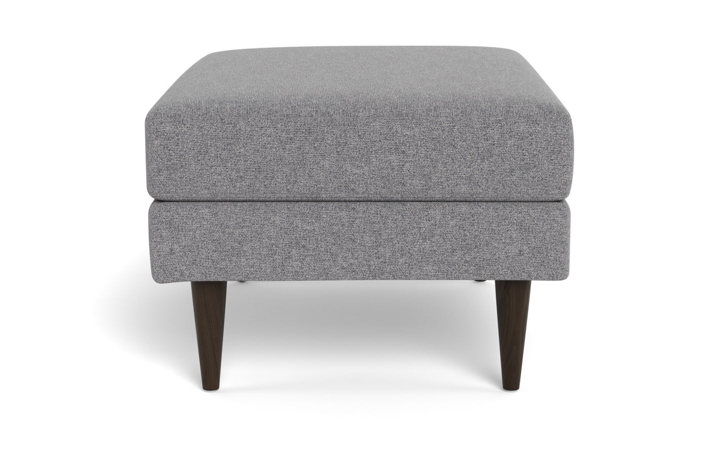 Wallace Untufted Ottoman - Villa Platinum