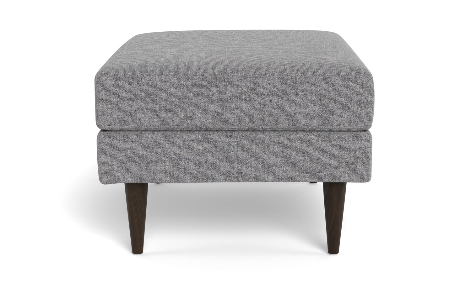 Wallace Untufted Ottoman - Villa Platinum