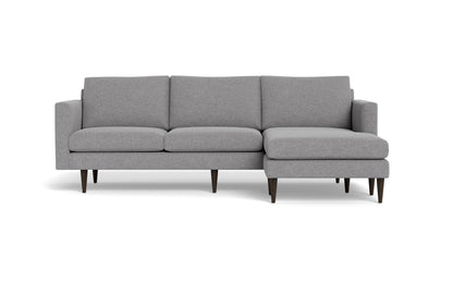 Wallace 98" Untufted Reversible Chaise Sofa - Villa Oyster