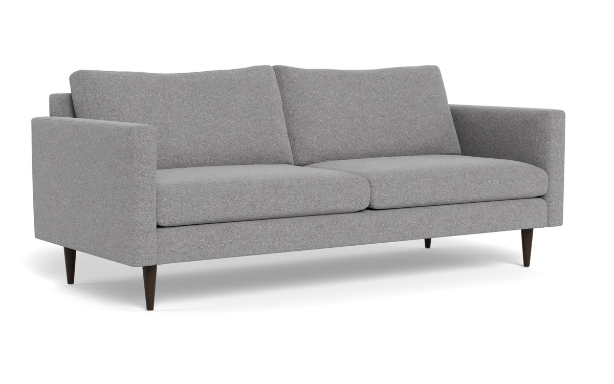 Wallace 85" Untufted Sofa - Villa Platinum