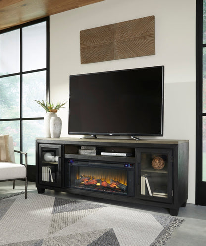 Flora XL Tv Stand - With Fireplace
