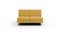 Wallace Armless Loveseat - Sorrento Sunflower